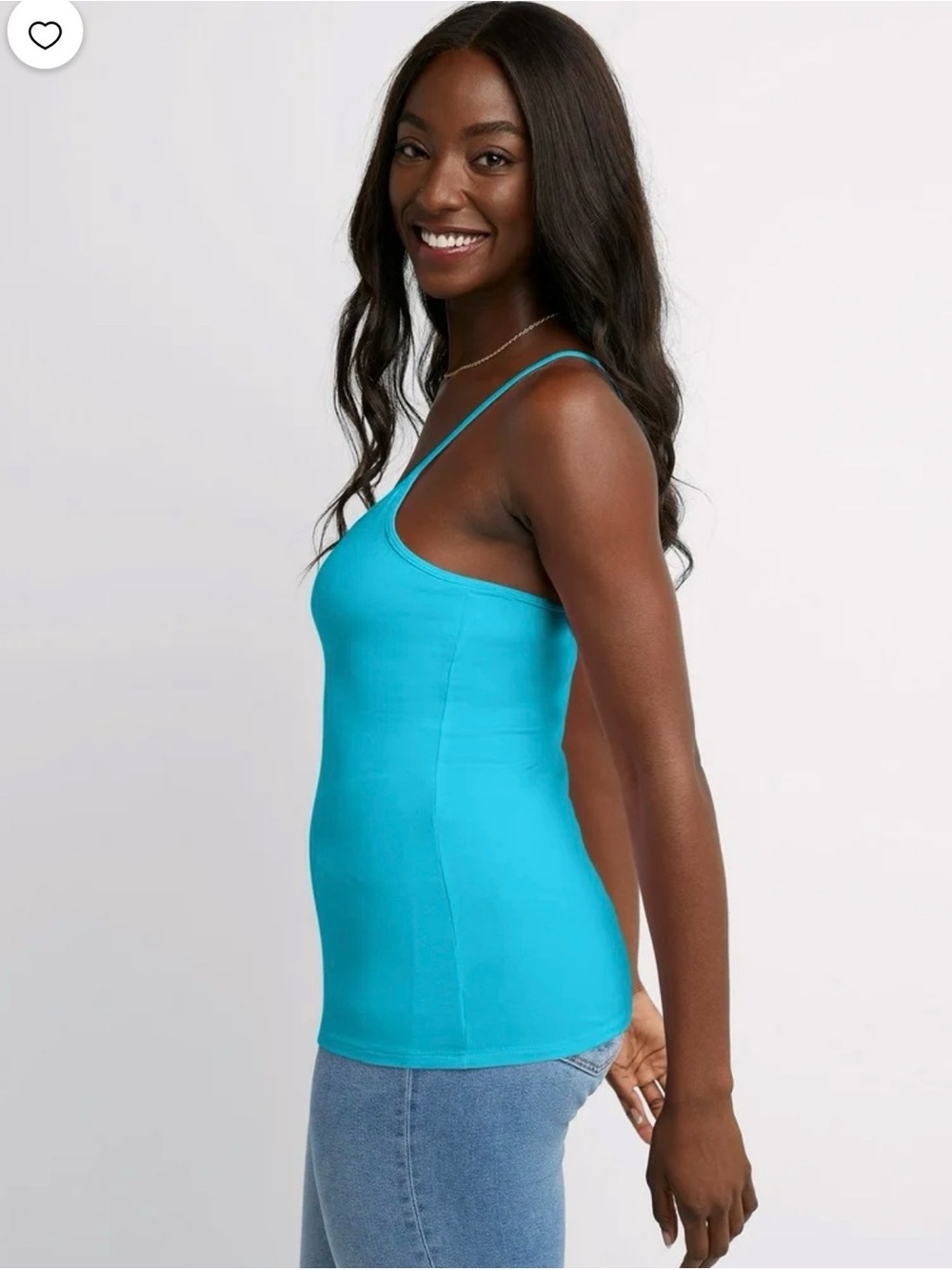 Nordstrom Vibrant aqua Camisole Top